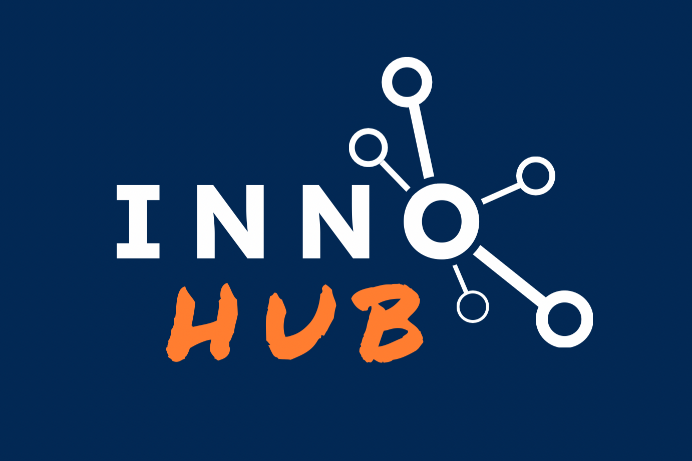 Logo containing the words Inno Hub